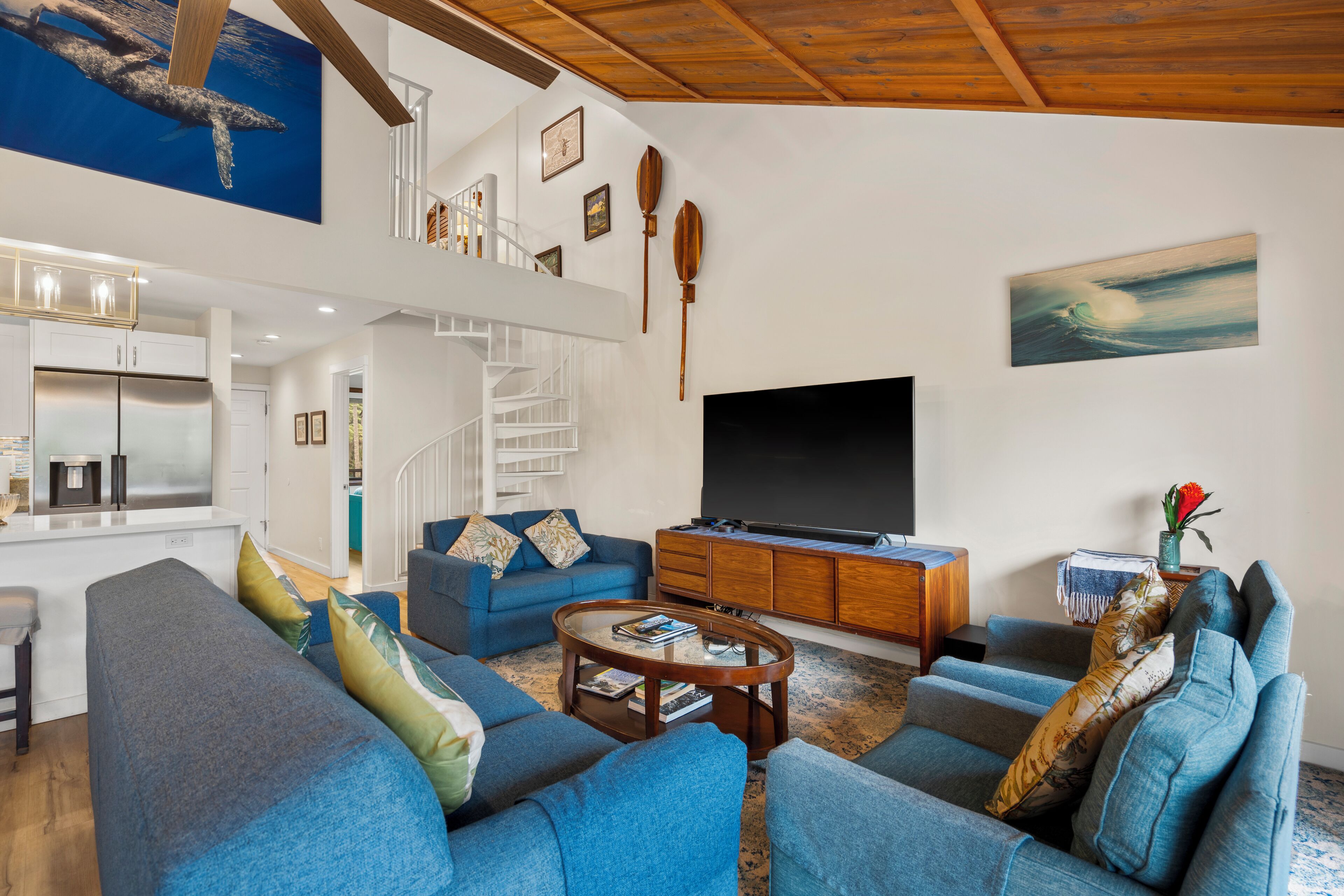 Smart TV, foosball, table tennis