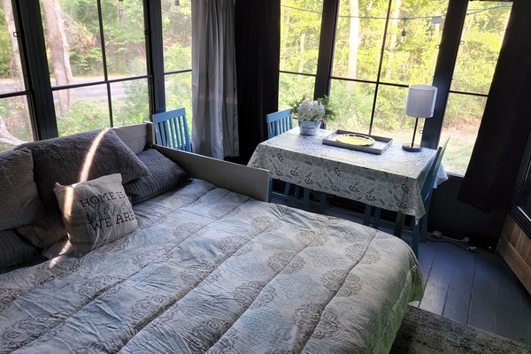 Blick von der Unterkunft