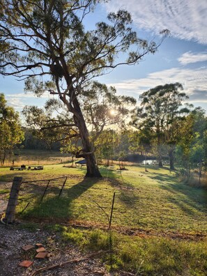 Property grounds - Unique two tiny homes set up with private dam (Hartley)
