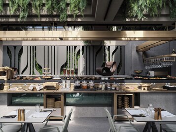 Petit déjeuner buffet