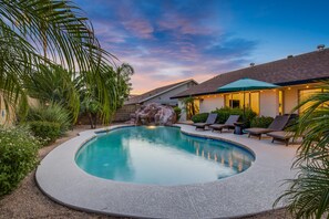 Una piscina climatizada