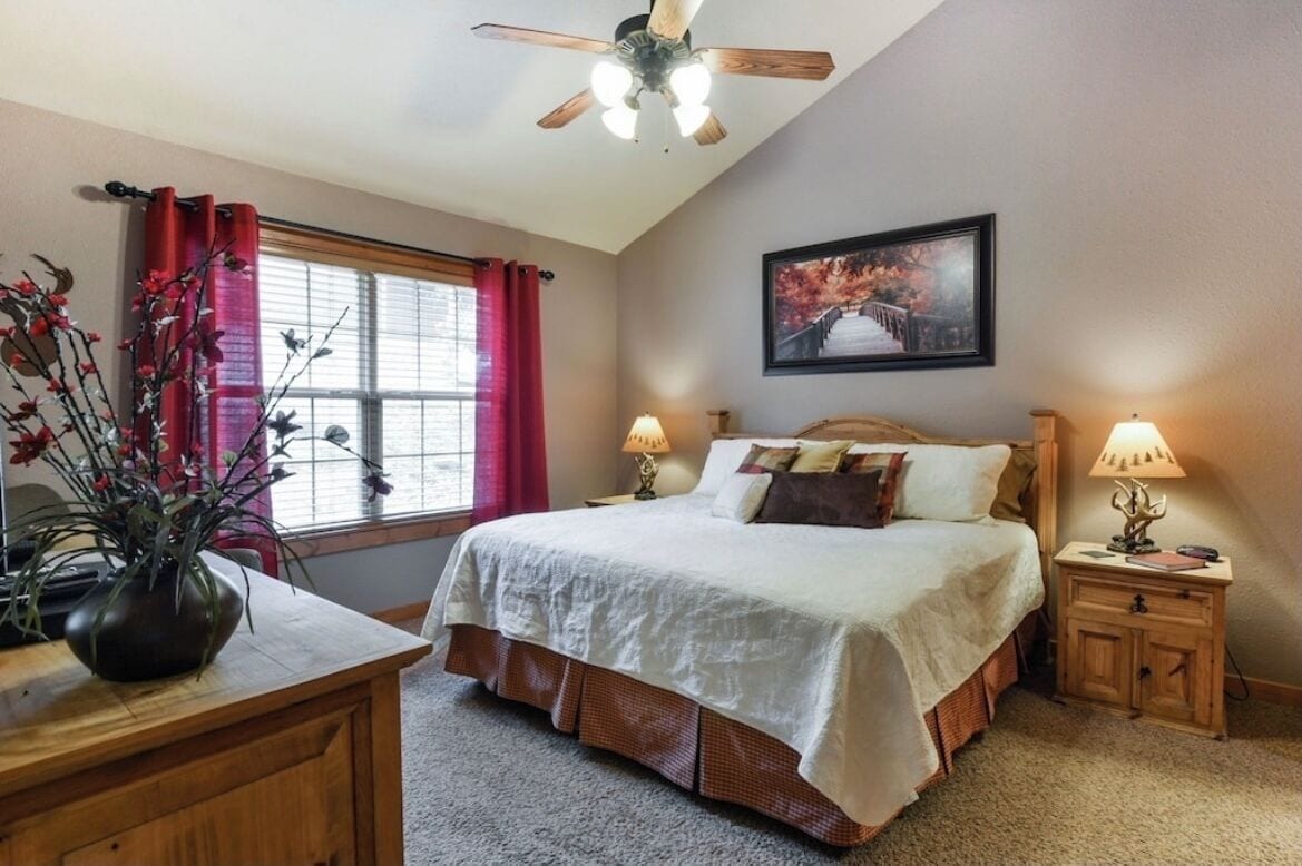 King master with full bathroom
