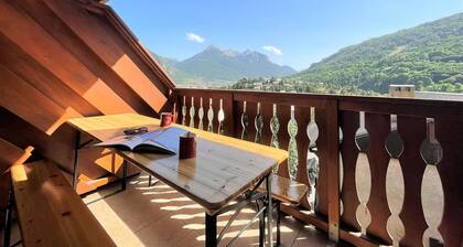 Duplex 64mÂČ 5 piĂšces, 8 pers., Parking, animaux bienvenus - Briançon