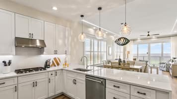 Condo (#401B - No Pets) | Private kitchen | Coffee/tea maker