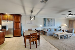 Condo, Multiple Beds, Balcony, Ocean View (#332 - No Pets) | In-room dining