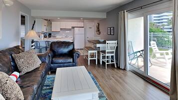 Condo (#101 - No Pets) | Living area | TV