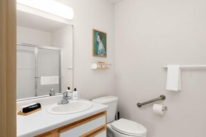 Hair dryer, towels