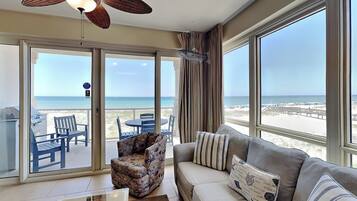 Condo (#206A - No Pets) | Living area | TV
