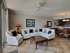 Condo (#303 - No Pets) | Living area - Belle Mer by Southern Vacation Rentals (Navarre)