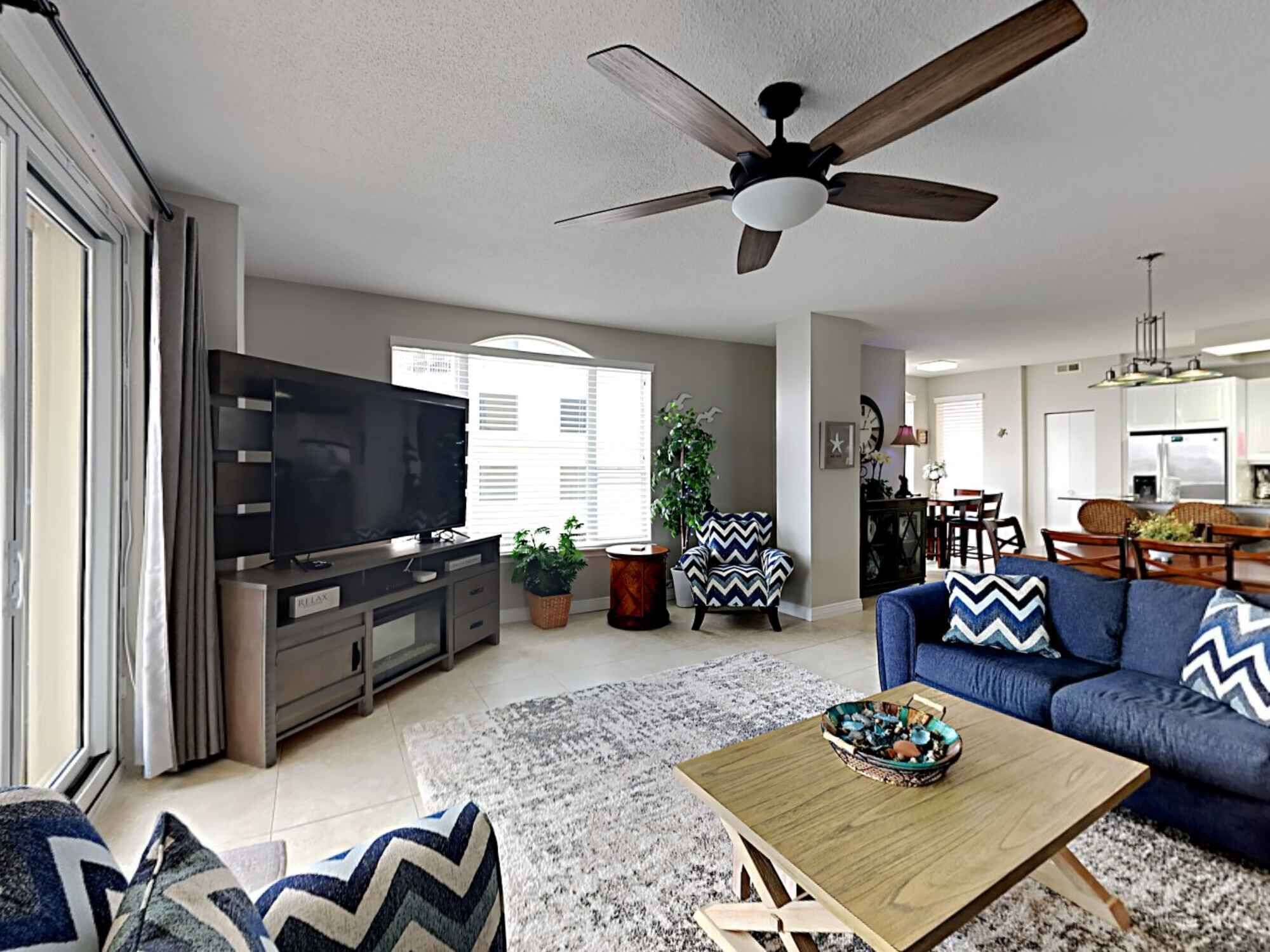 公寓客房, 多張床, 陽台, 海景 (#) | 起居區