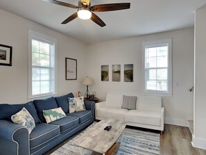 Condo, Multiple Beds, Balcony, Garden View (#132 - No Pets) | Living area | 42-inch flat-screen TV with digital channels - Bungalows at Seagrove by Southern Vacation Rentals (Santa Rosa Beach)