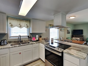 Condo, Multiple Beds, Balcony, Ocean View (#3A - No Pets Allowed) | Private kitchen | Coffee/tea maker