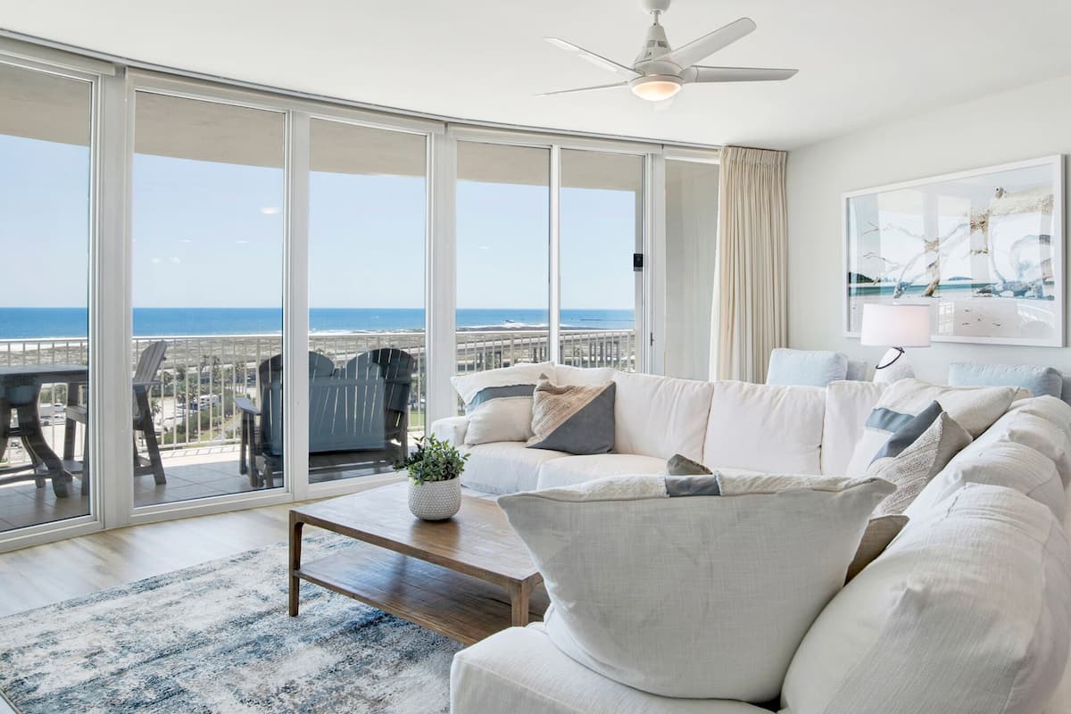 Condo (#C813 - No Pets) | Living area | 42-inch flat-screen TV with digital channels