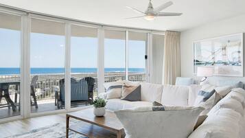 Condo (#C813 - No Pets) | Living area | 42-inch flat-screen TV with digital channels