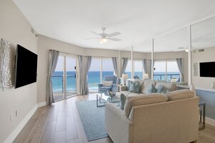 Condo, Multiple Beds, Balcony, Ocean View (#602 - No Pets) | Living area | 42-inch flat-screen TV with digital channels