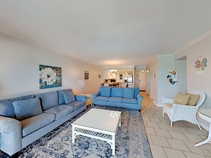 Condo, Multiple Beds, Balcony, Ocean View (#501 - No Pets) | Living area