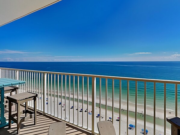 Condo, Multiple Beds, Balcony, Ocean View (#1302 - No Pets) | Balcony view - Crystal Shores by Southern Vacation Rentals (Gulf Shores)