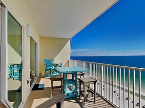 Balcony view - Crystal Shores by Southern Vacation Rentals (Gulf Shores)