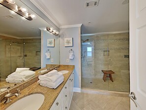 Condo, Multiple Beds, Balcony, Ocean View (#404 - No Pets) | Bathroom | Towels - Crystal Dunes by Southern Vacation Rentals (Destin)