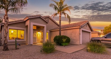 Relaxing Chandler Pool Escape with Game Room and Office