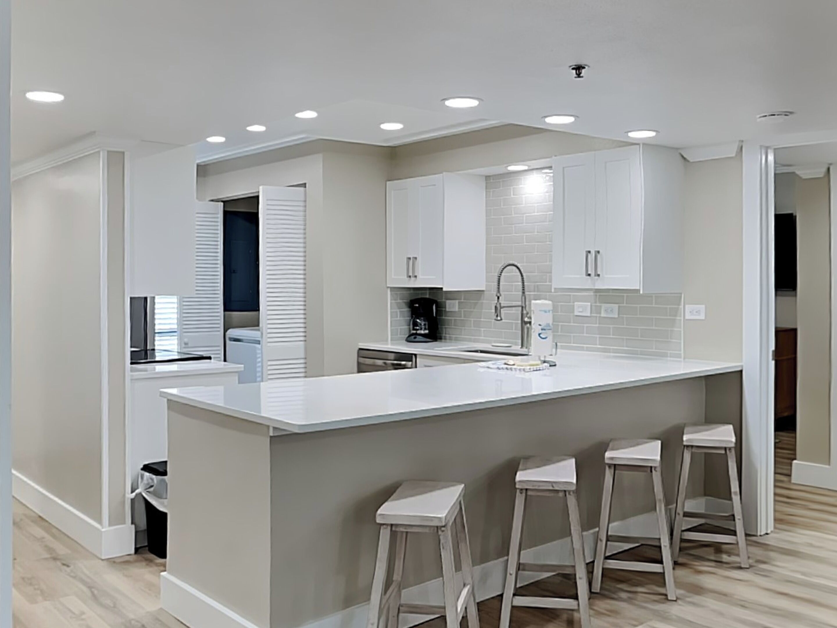 Condo, Multiple Beds, Balcony, Ocean View (#225 - No Pets) | Private kitchen | Fridge, microwave, oven, stovetop