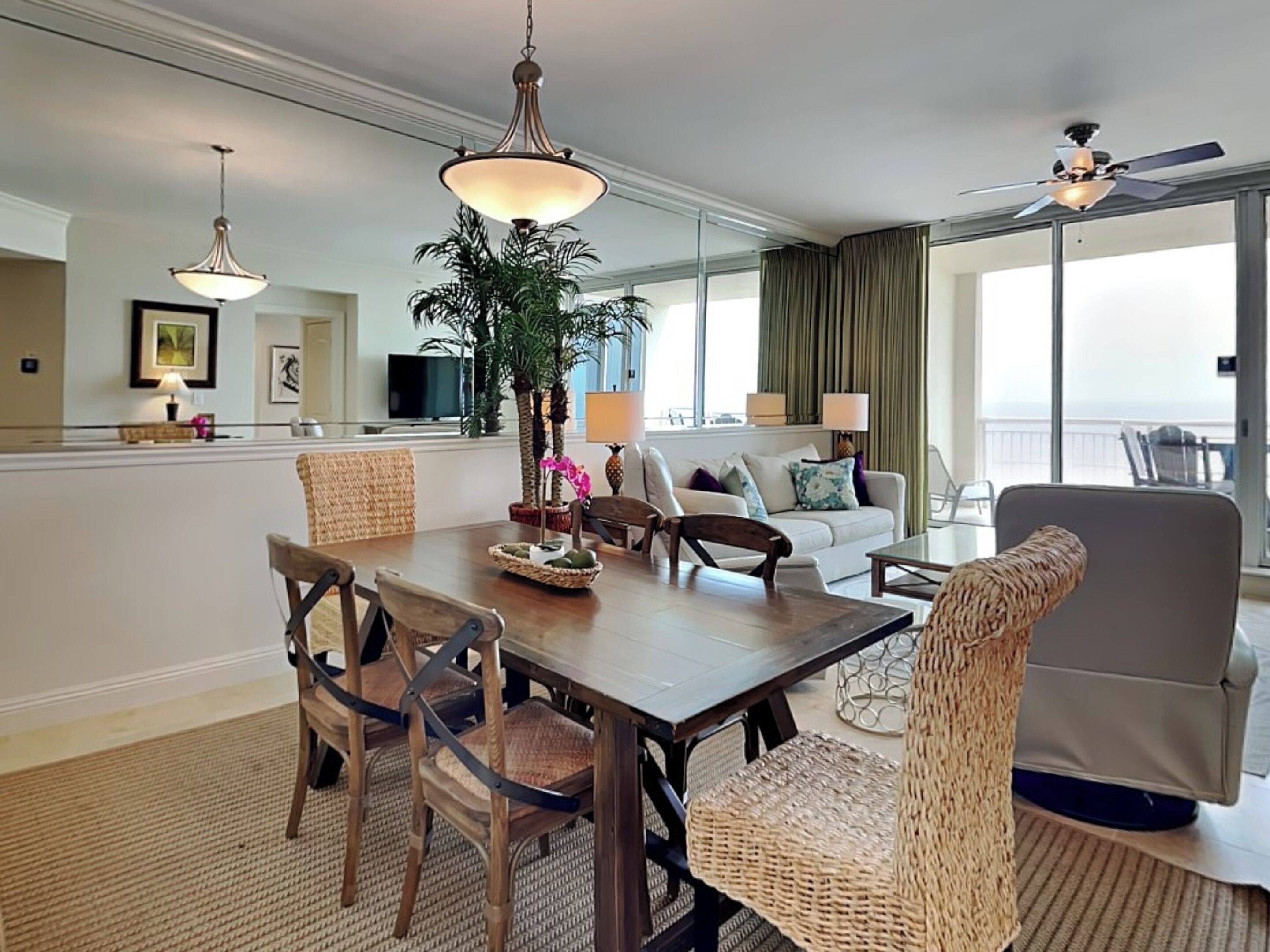 Condo, Multiple Beds, Balcony, Ocean View (#1203 East - No Pets) | Dining