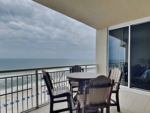 Condo, Multiple Beds, Balcony, Ocean View (#1203 East - No Pets) | Outdoor dining
