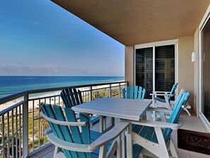 Condo, Multiple Beds, Balcony, Ocean View (#601 - No Pets) | Outdoor dining