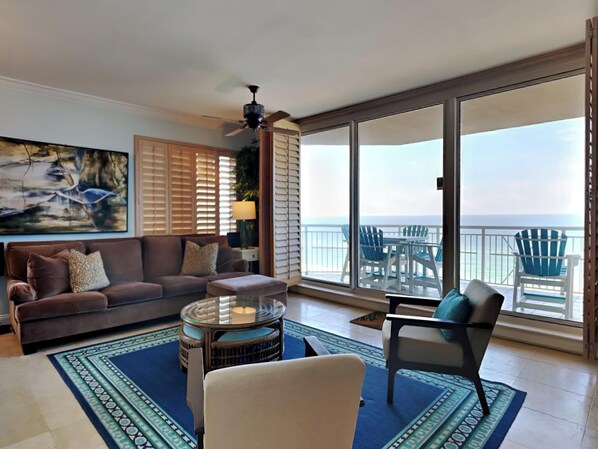 Condo, Multiple Beds, Balcony, Ocean View (#601 - No Pets) | Living area