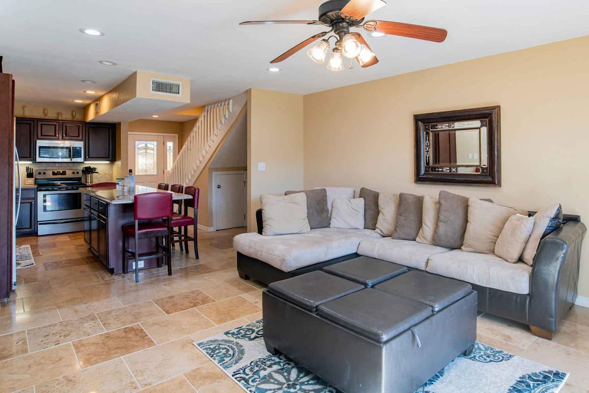 Condo, Multiple Beds, Balcony (#Villa & Studio - No Pets) | Living area | TV