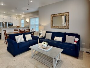 Condo, Multiple Beds, Balcony (#103 - No Pets) | Living area | TV - Miramar Beach Villas by Southern Vacation Rentals (Miramar Beach)