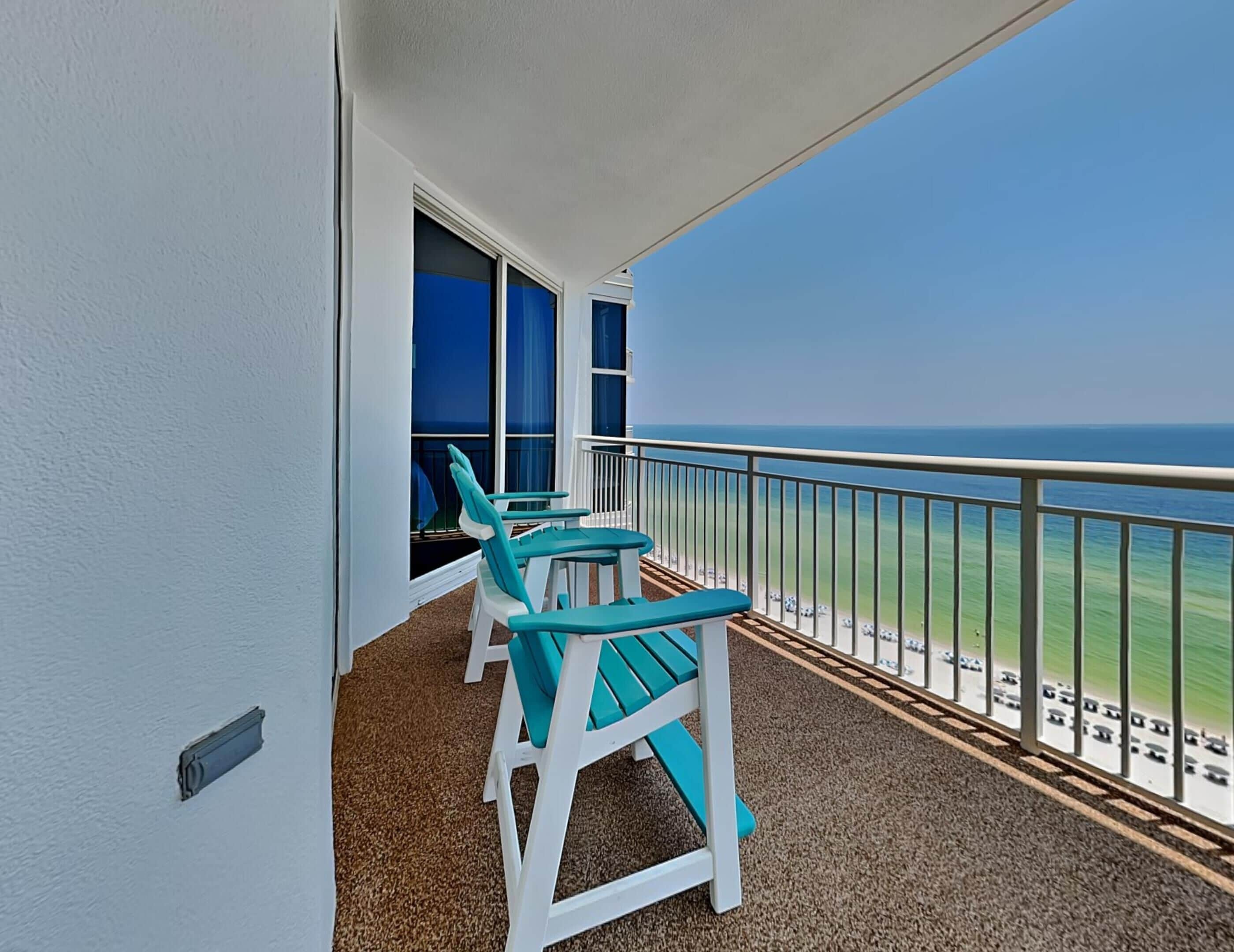 Pemandangan balkon