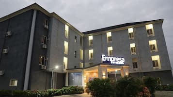 Front of property – evening/night