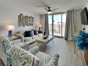 Condo, Multiple Beds, Balcony, Ocean View (#2017 - No Pets) | Living area