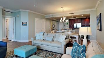 Condo, Multiple Beds, Balcony, Golf View (#705D - No Pets) | Living area