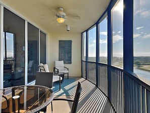 Condo, Multiple Beds, Balcony, Golf View (#705D - No Pets) | Outdoor dining