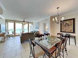 Condo, Multiple Beds, Kitchen, Ocean View (#4-1905 - No Pets) | Dining - Portofino Island Resort #4 by Southern Vacation Rentals (Pensacola Beach)