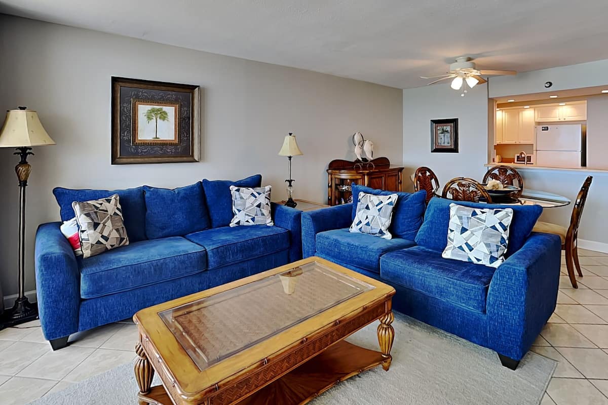Condo, 1 Queen Bed with Sofa bed, Balcony, Ocean View (#410 - No Pets Allowed) | Living area