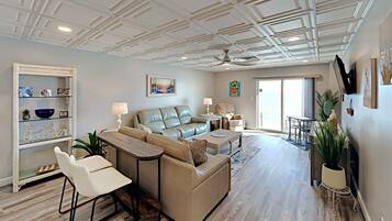 Condo, Multiple Beds, Balcony, Ocean View (#605 - No Pets) | Living area