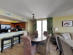 Condo, Multiple Beds, Balcony, Ocean View (#401 - No Pets) | Private kitchen | Fridge, microwave, oven, dishwasher - Sea Dunes by Southern Vacation Rentals (Fort Walton Beach)