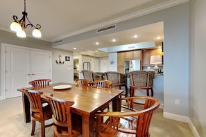 Condo, Multiple Beds, Balcony (#704B - No Pets) | Dining