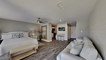 Condo, 1 Queen Bed, Balcony (#8246 - No Pets) | 1 bedroom, individually decorated, individually furnished, bed sheets