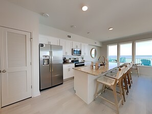Condo, Multiple Beds, Balcony, Ocean View (#307 - No Pets) | Private kitchen | Coffee/tea maker