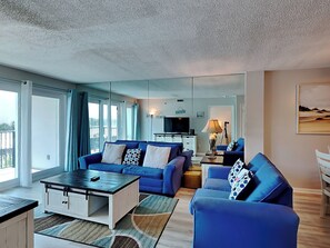 Condo (#409 - No Pets) | Living area - Sea Oats by Southern Vacation Rentals (Fort Walton Beach)