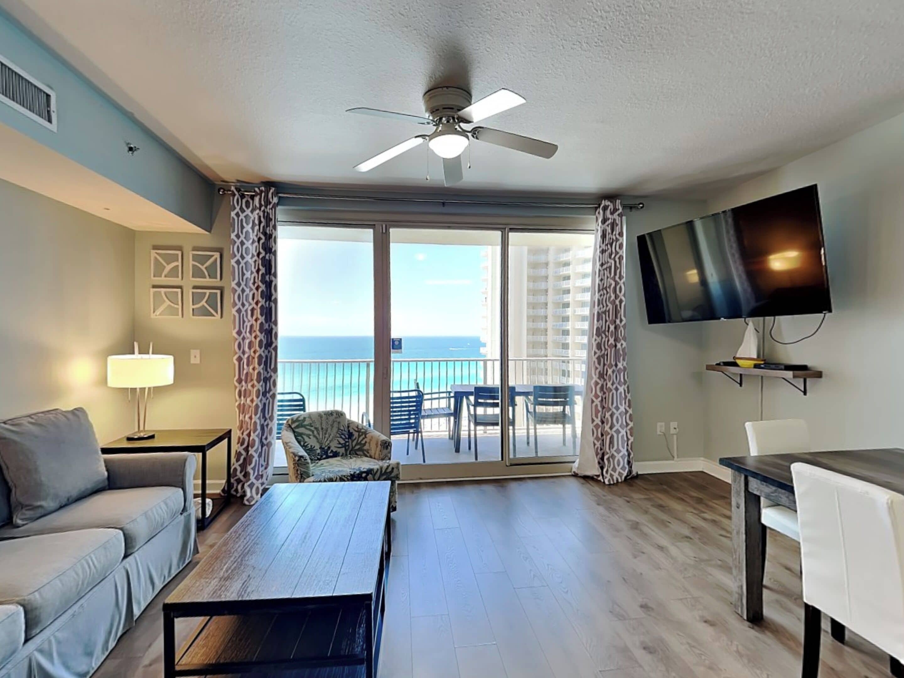 Condo, Multiple Beds, Balcony, Ocean View (#1319 - No Pets Allowed) | Living area | 40-inch flat-screen TV with digital channels, TV