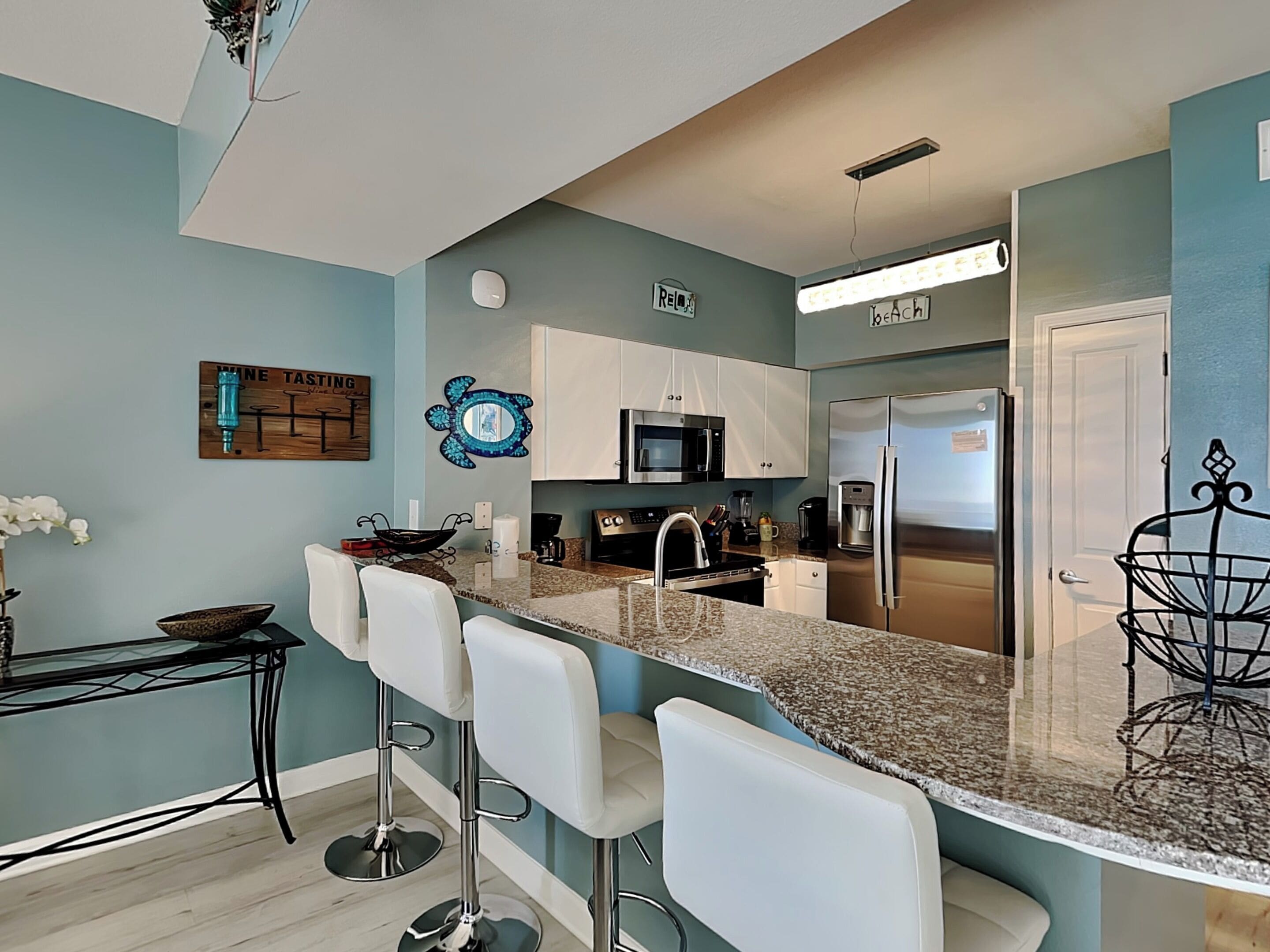 Condo, Multiple Beds, Balcony, Ocean View (#1515 - No Pets Allowed) | Private kitchen | Fridge, microwave, oven, stovetop