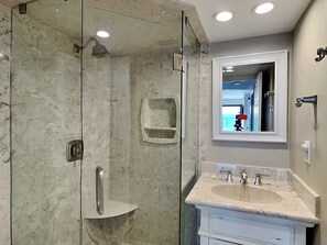 Condo, Multiple Beds, Balcony, Ocean View (#164 - No Pets) | Bathroom | Towels, toilet paper - Sundunes by Southern Vacation Rentals (Navarre)