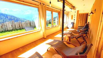 Blick von der Unterkunft