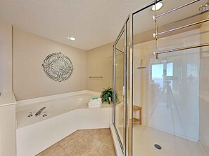 Condo, Multiple Beds, Balcony, Ocean View (#903 - No Pets) | Bathroom | Towels, toilet paper - The Pearl of Navarre by Southern Vacation Rentals (Navarre)