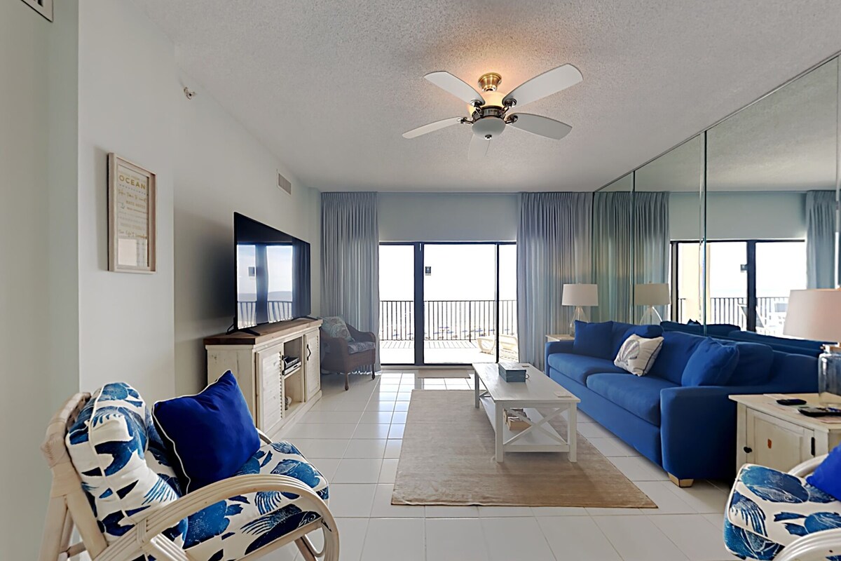 Condo, Multiple Beds, Balcony, Ocean View (#412 - No Pets) | Living area | TV